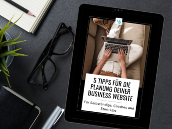 Website Planung - 5 Tipps Mockup workbook