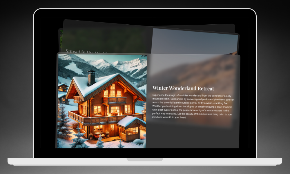 Scrolltrigger Animation Stacked Cards in Elementor Tutorial Example