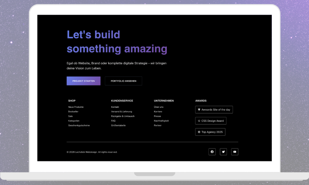 Website Footer Design